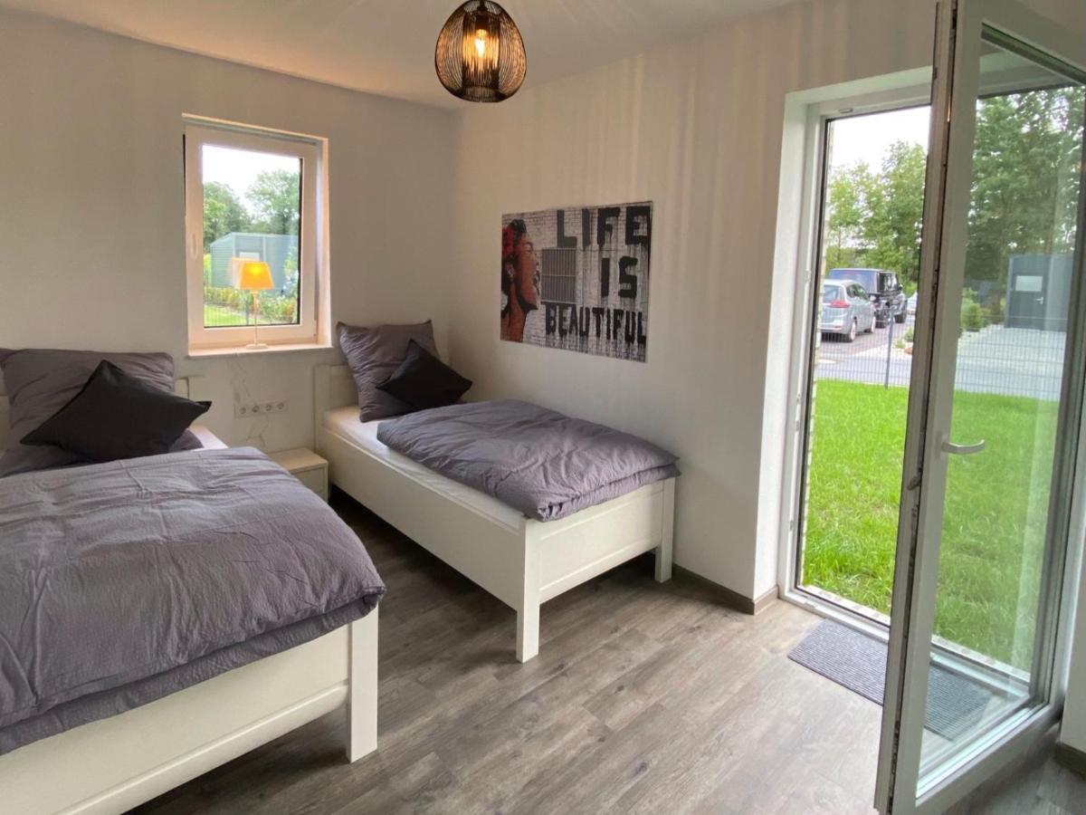 Ferienhaus Moin. Am Harkebruegger See Mit Sauna Barssel  Buitenkant foto
